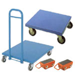 Dollies with wheels to move heavy loads direct form the factory