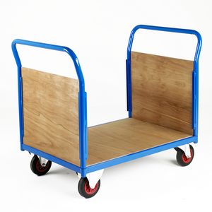 1000mm x 600mm 500kg 2 Plywood Ends Platform Truck Solid sided flatbed trucks trolley and platform trolleys 11/tn_TC702P.jpg