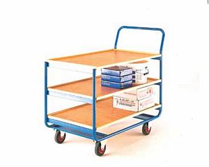 Workshop trolley with 3 plywood shelves Workshop Trolleys | Trolley Maintenance Workshops | Tool Storage Trolleys 11/tt161.jpg