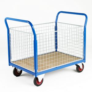 Platform Truck 1m x 70cm with 4 mesh panels 500Kg Mesh side platform trucks | roll cages | cage trolleys | solid sides 13/tn_TC704M.jpg