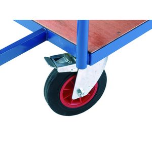 Total stop brake Euro Container Trolley | Production Trolley | Production Line Feed | Kitting Trolley | BOM Bill of Materials Kitting | Eurocontainer Component Trolley 18/TrolleyBrakes.jpg