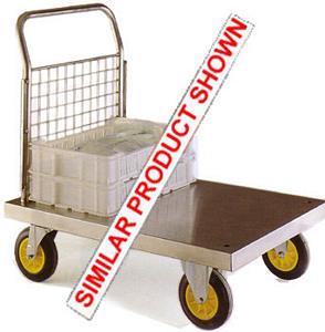 1000mmL x 600mmD Base Only Stainless Steel Mobile Platform Stainless steel trolleys | stainless steel trucks | food quality trolleys | hygenic trolleys | Clean room trolleys 33/sp601msi.jpg