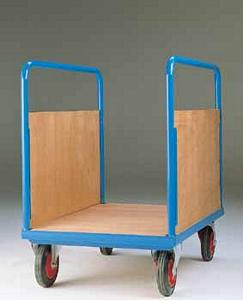 1000mm x 600mm Long Goods Platform Truck 500Kg Capacity Solid sided flatbed trucks trolley and platform trolleys 45/tc605p.jpg