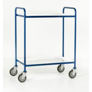 2 tier steel tray trolley 1065mm Tray Size 760x457 Multi-tiered trolleys | 2 tier trolley units | 3 tier trucks with shelves trays or baskets | tea trolleys | shelf trolley on wheels | shelf trolley 50/TT62.jpg