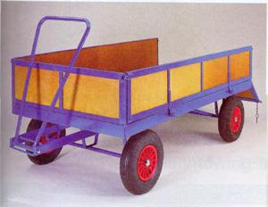Platformtrolley hand towed with headboard, sides + tailgate Turntable trolleys & hand pulled trolleys with steering handle 55/tr112p.jpg