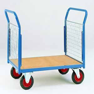 Platform Truck 1m x 60cm with 2 mesh ends 500Kg Mesh side platform trucks | roll cages | cage trolleys | solid sides 58/C602M.jpg
